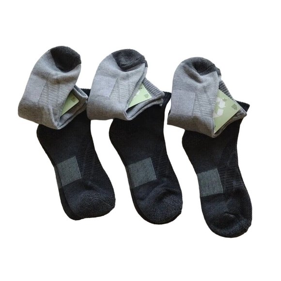 6 Pairs Soft Unisex Quarter Socks One Size Fits Most Made With Recycled Fibers - Picture 2 of 6